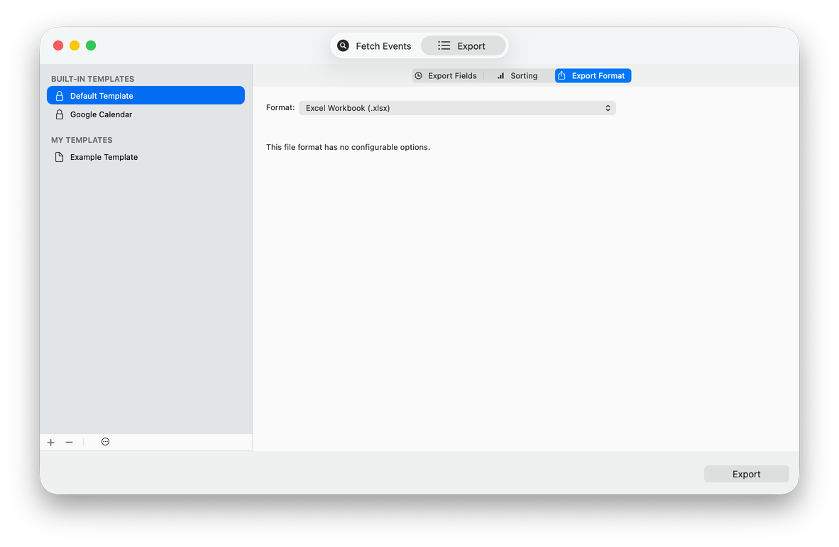 Export Calendars Pro screenshot 4